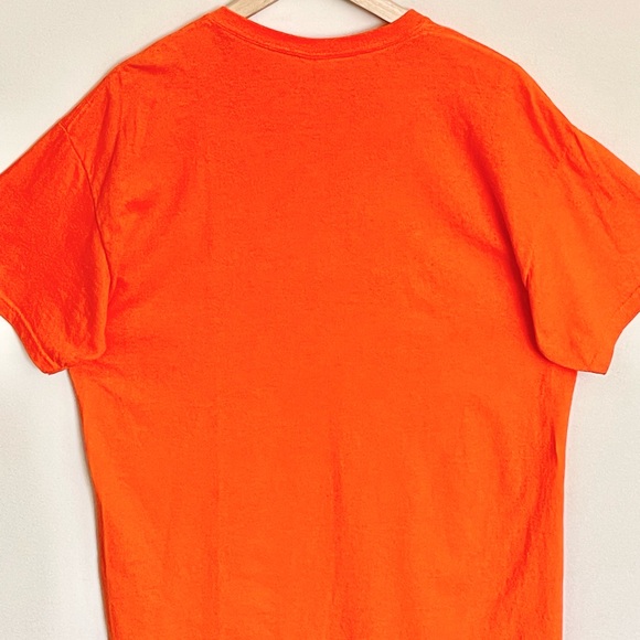NEW University of Illinois Fighting Illini I-L-L-I-N-I Orange T Shirt Adult L - Picture 7 of 8
